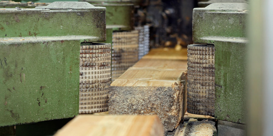 Restrukturierung der gesamten Prozeßkette [Holz-Sägeindustrie]